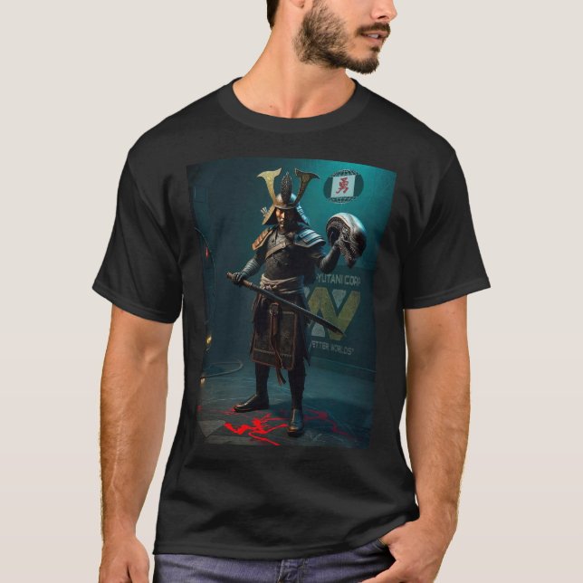 Camiseta Alienígena Samurai VS (Frente)
