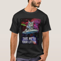 Alienígena Space Cat Leva-me ao seu Litro