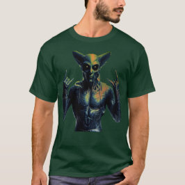 Camiseta Alienígena SyFi25 Travar solto