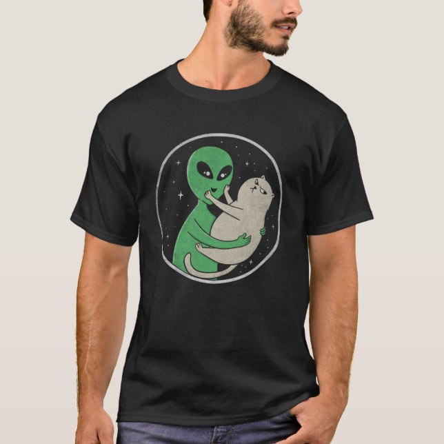 Camiseta alienígena também (Frente)