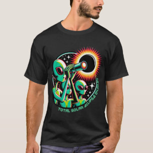Camiseta Alienígena Total de Eclipse Solar 4.08.2024 Roupa