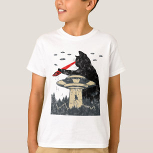 Camiseta Alienígena Ufo Abdução Laser Olho Engraçado