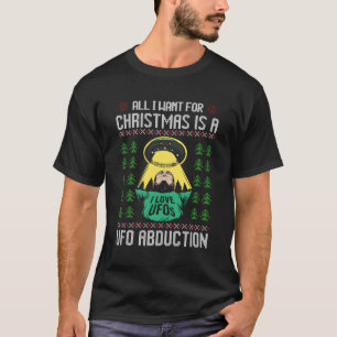 Camiseta Alienígena Ufo Astronauta Feia Para Cristo
