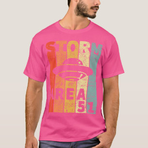 Camiseta Alienígena Ufo Hunter Storm Area 51 Raid