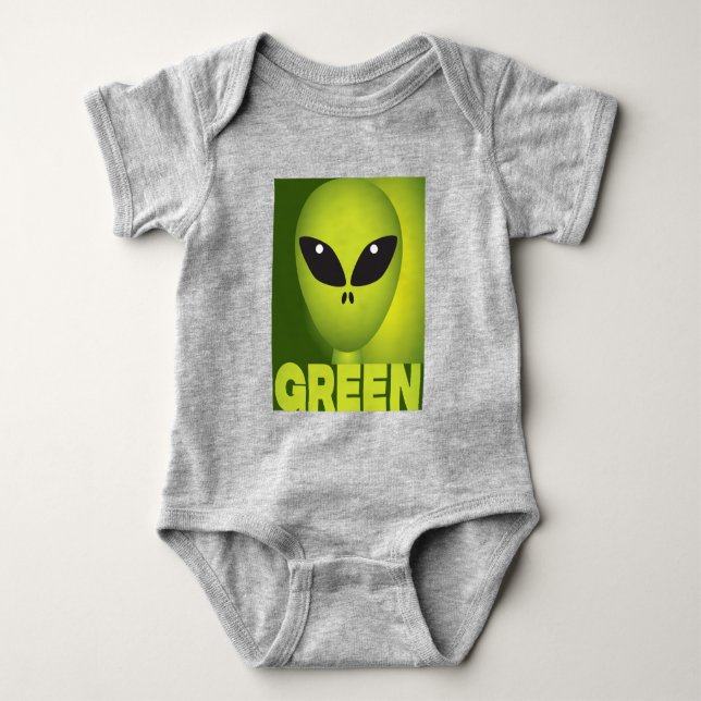 Camiseta Alienígena Verde (Frente)