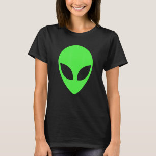 Camiseta Alienígena verde Estilo 90 Alienígena engraçada
