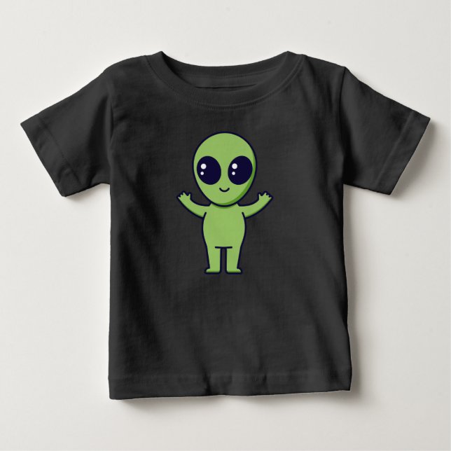 Camiseta “Alienígena Verde Fofo (Frente)