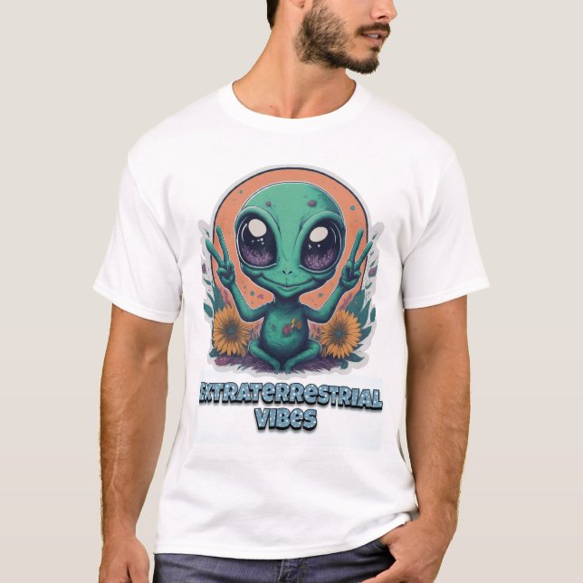 Camiseta "Alienígena Zen" (Frente)