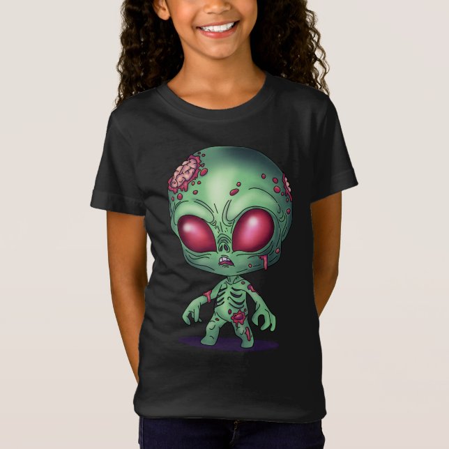 Camiseta Alienígena Zombie (Frente)