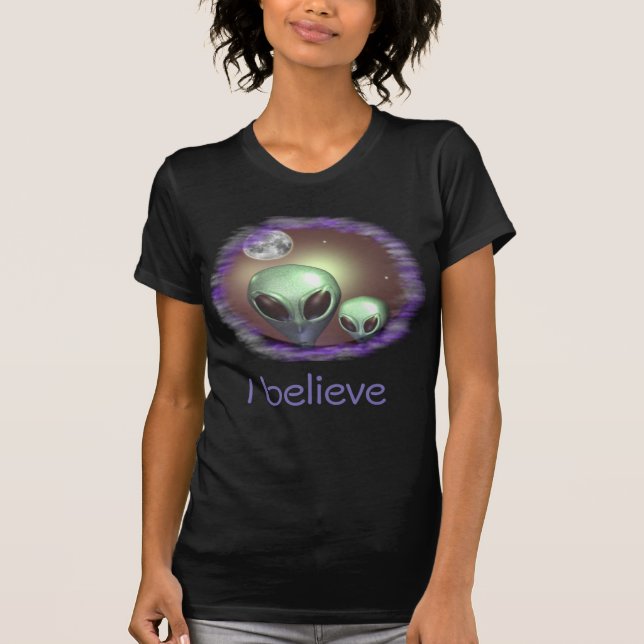 Camiseta Alienígenas cinzentos (Frente)