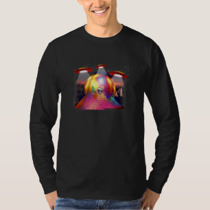 Camiseta Alienígenas Construíram as Pirâmides Teorias de As