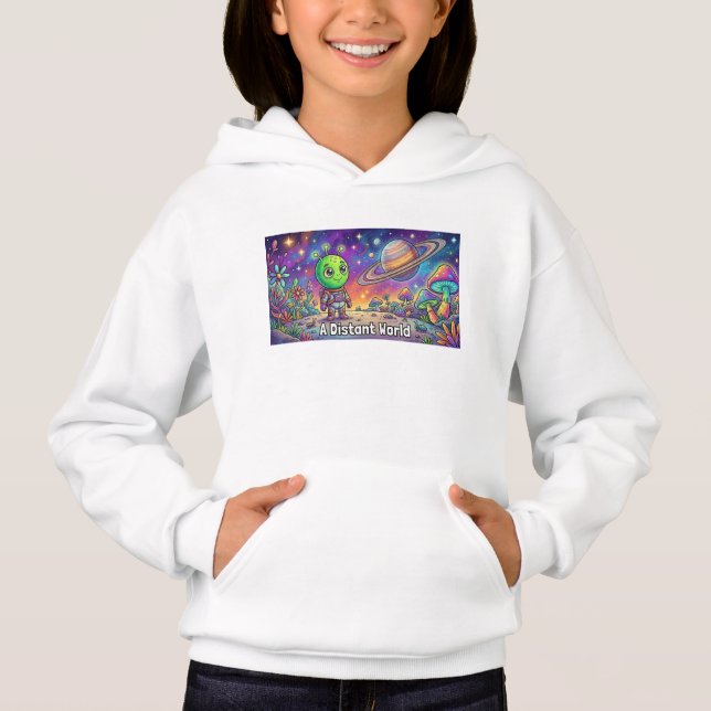Camiseta Alienígenas explorando seu planeta (Frente)