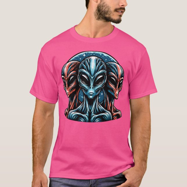 Camiseta Aliens cinzas (Frente)