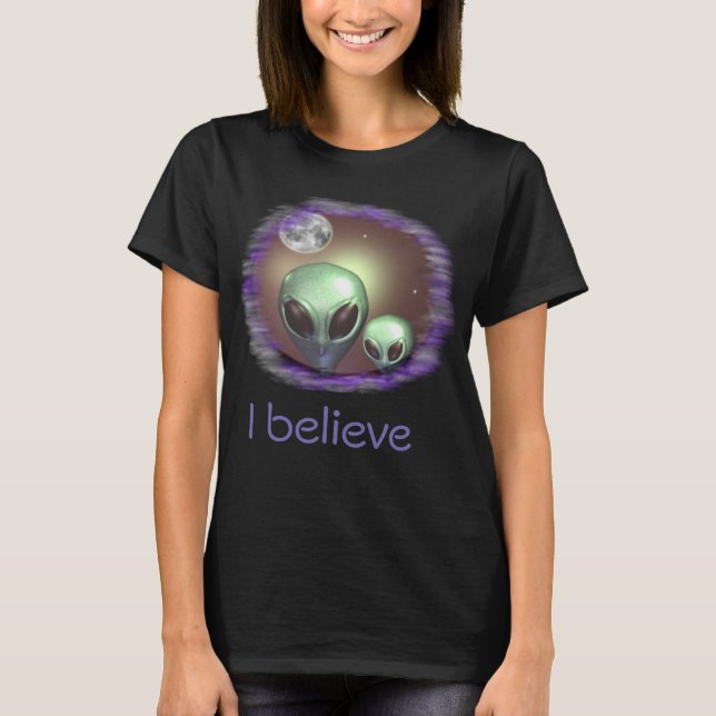Camiseta Aliens cinzentos (Frente)