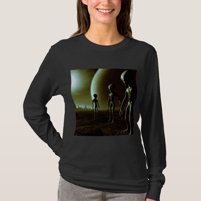 Camiseta ALIENS de Cinzas SF 1 (Frente)