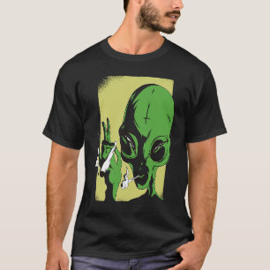 Camiseta aliens de espaço para alienígena