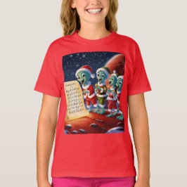 Camiseta Aliens de natal