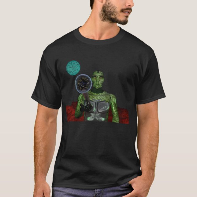 Camiseta aliens de réptil (Frente)