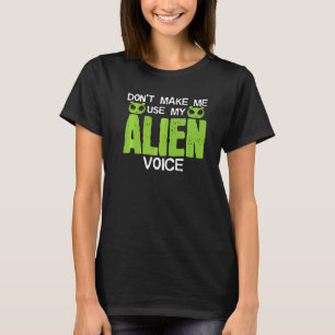 Camiseta Aliens Dizendo Astrobiólogo Piada Ufo Exobiology A