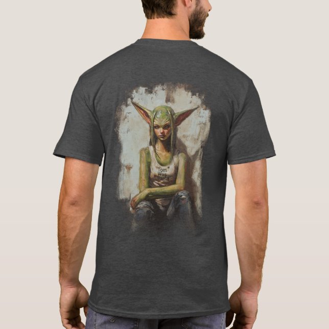 Camiseta Aliens Exist Modelo II (Verso)