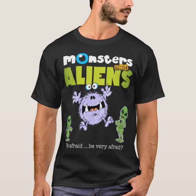 Camiseta Aliens monstros V2 (Frente)