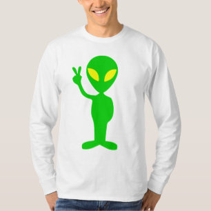 Camiseta Aliens para a paz