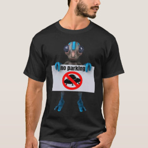 Camiseta Aliens Sem Gráfico de Alienígena de Estacionamento