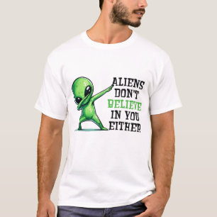 Camiseta Aliens também não acreditam em você