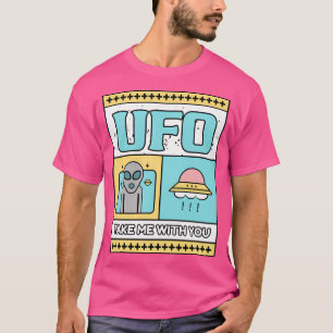 Camiseta Aliens Ufo Engraçado
