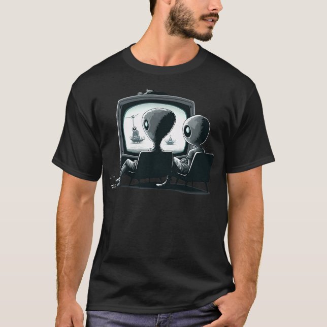 Camiseta Aliens Watch Sci-Fi (Frente)