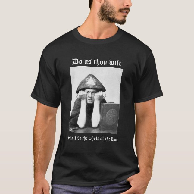 Camiseta Aliester Crowley (Frente)