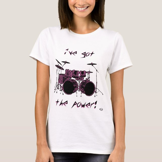 Camiseta Alimentação do tambor de duas latas (Frente)