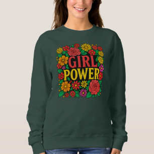 Camiseta ALIMENTAÇÃO FLoral Vibrante Empoderamento das mu