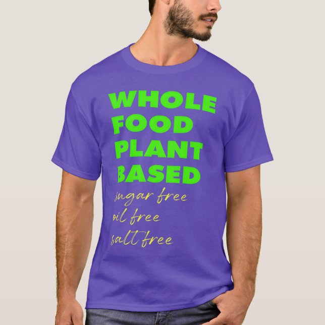 Camiseta Alimentação Integral Vegetal Sem Açúcar Sem Óleo S (Frente)