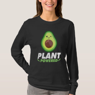 Camiseta Alimentação Vegetal Vegana Abacate Baseada em Plan