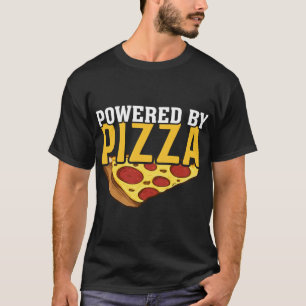 Camiseta Alimentada Por Pizza Pizzaholics, Pizza Italiana L