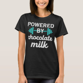 Camiseta Alimentado com leite de chocolate