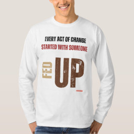 Camiseta Alimentado e alimentado com manga longa - BIPOC