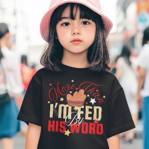 Camiseta Alimentado pela Palavra de Deus - Jesus Cristo Rez