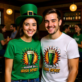 Camiseta Alimentado pelo Espírito Irlandês