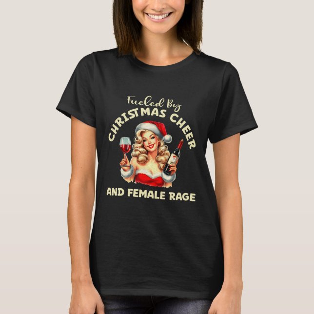 Camiseta Alimentado Pelo Patriarca Da Festa De Natal (Frente)