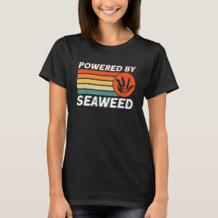 Camiseta Alimentado Por Algas Marinhas Comida Vegetariana V
