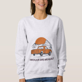 Camiseta Alimentado Por Areia E Arrependimento Acampamento 