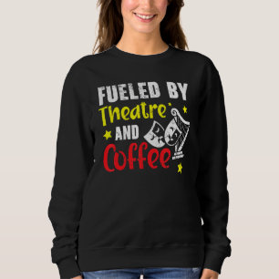 Camiseta Alimentado Por Artista De Teatro E Café Broadway