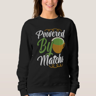 Camiseta Alimentado Por Bebida De Matcha Roupas De Chá Verd