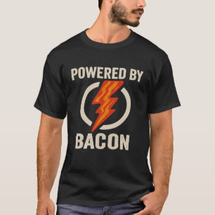 Camiseta Alimentado Por Bycon Funny Meat Lover Churrasco Gr