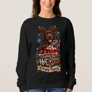 Camiseta Alimentado Por Cacau Quente E Beijos De Cachorrinh