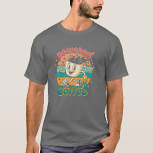 Camiseta Alimentado Por Café