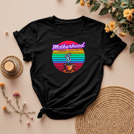 Camiseta Alimentado por café e amor | Café - Mãe