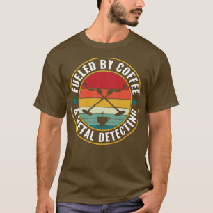 Camiseta Alimentado por café e detecção de metais
